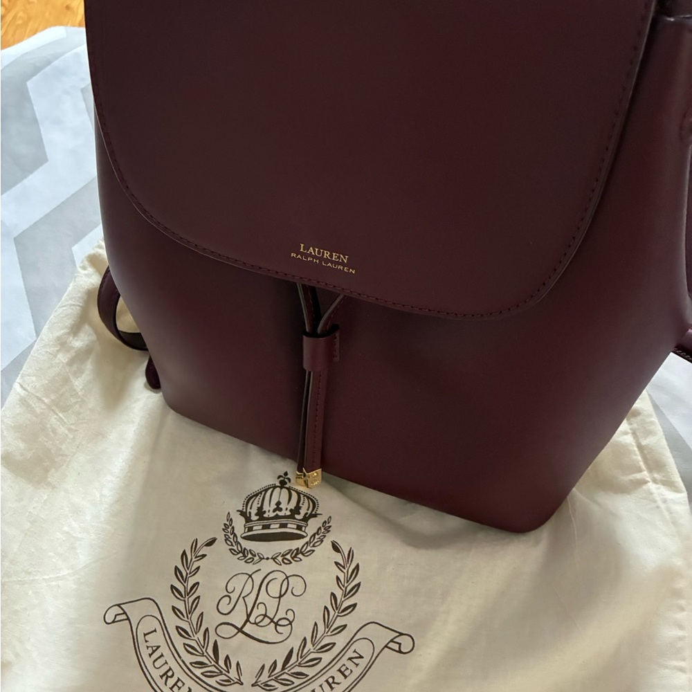 Lauren Ralph Lauren Deep Red Backpack